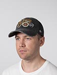 Бейсболка AMERICAN NEEDLE арт. SMU705A-VGK Vegas Golden Knights Iconic NHL (черный)
